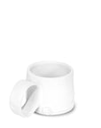 The Montes Doggett Espresso Cup NO. 926 is a white high-fired ceramic mug with a large round handle, smooth minimalistic design, small circular mark near the base, and is dishwasher safe, shown on a plain white background.