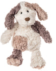 The Mary Meyer Corp Stuffed Animals plush dog features floppy ears and soft cream and light brown fabric, sitting upright with a friendly look—perfect for snuggling and ideal for stuffed animal lovers.