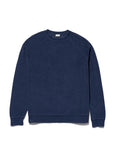 The Terry Franny sweatshirt by Kule, a navy blue cotton-blend long-sleeve style, is shown laid flat on a white background.
