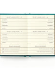 Compact “Definitely Not My Passwords” book with lined pages, Hachette Book Group, for organizing account info securely.