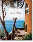 The cover of "Great Escapes Mediterranean" by Ingram Book Company shows a terrace with sea views and arched windows—ideal inspiration for fans of boutique hotels and beautiful Mediterranean scenery.