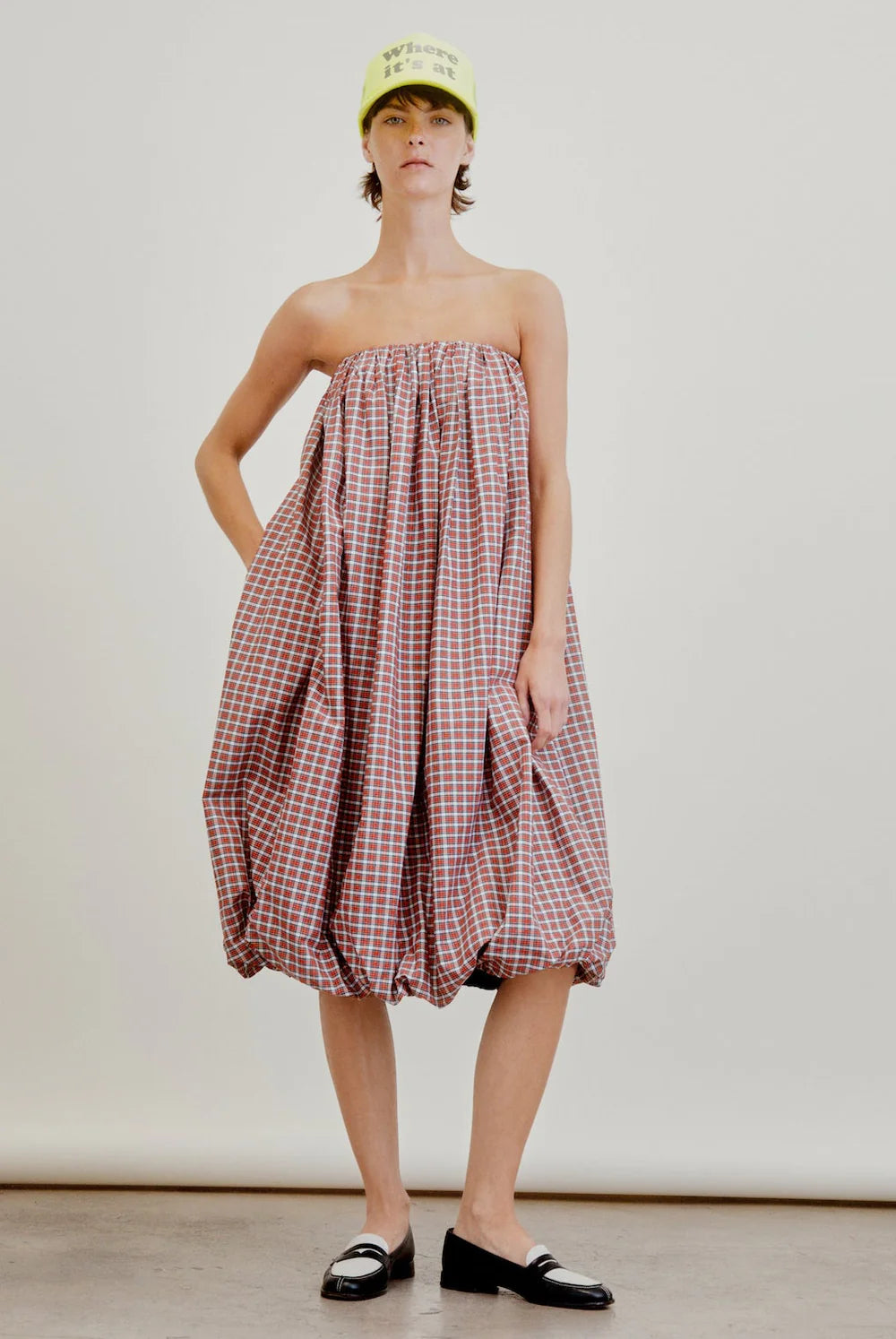 Cosmo Bubble Dress Mini Tartan / 1