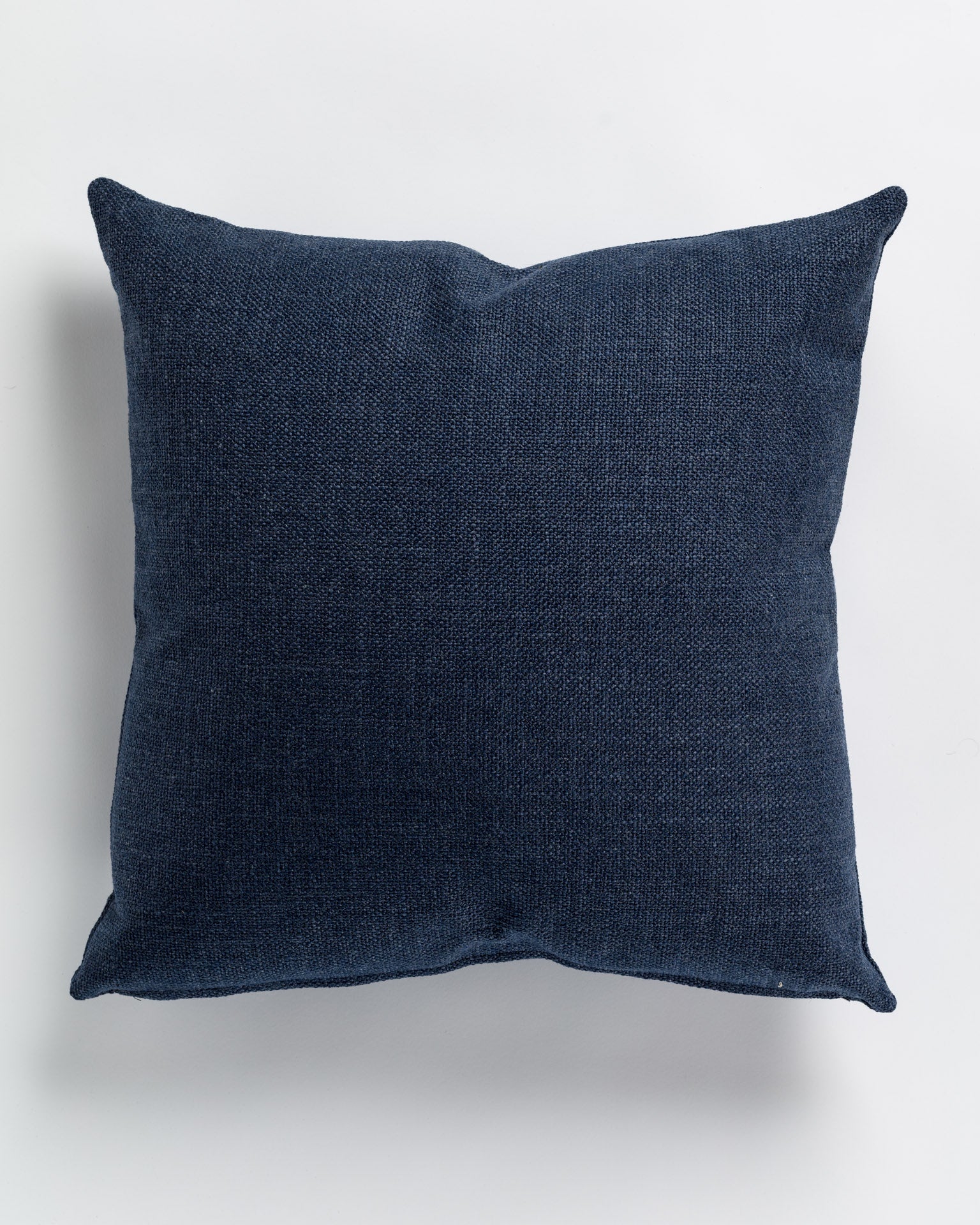 A square Bermuda Blue Pillow 26x26 with a textured fabric, displayed against a plain white background in an Arizona style by Gabby.