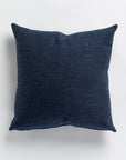 A square Bermuda Blue Pillow 26x26 with a textured fabric, displayed against a plain white background in an Arizona style by Gabby.