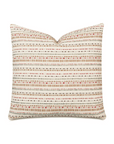 Natural Embroidered Decorative Pillow 22x22
