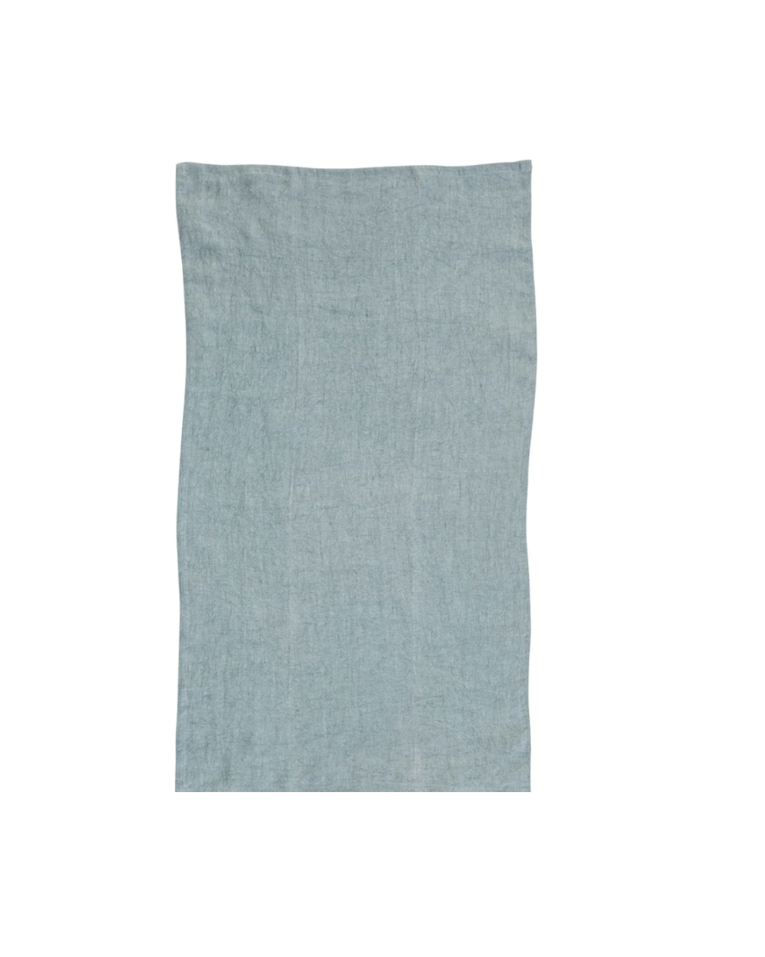 A Linen Tea Towel Sea displayed on a white background in a Scottsdale Arizona bungalow. (brand: Creative Co-op)