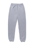 The Women's Organic Sweatpants by Kule are gray with an elastic waistband and cuffs, designed from cozy organic cotton for casual wear. They feature side pockets and are laid flat against a white background, embodying the essence of a leisure tuxedo.