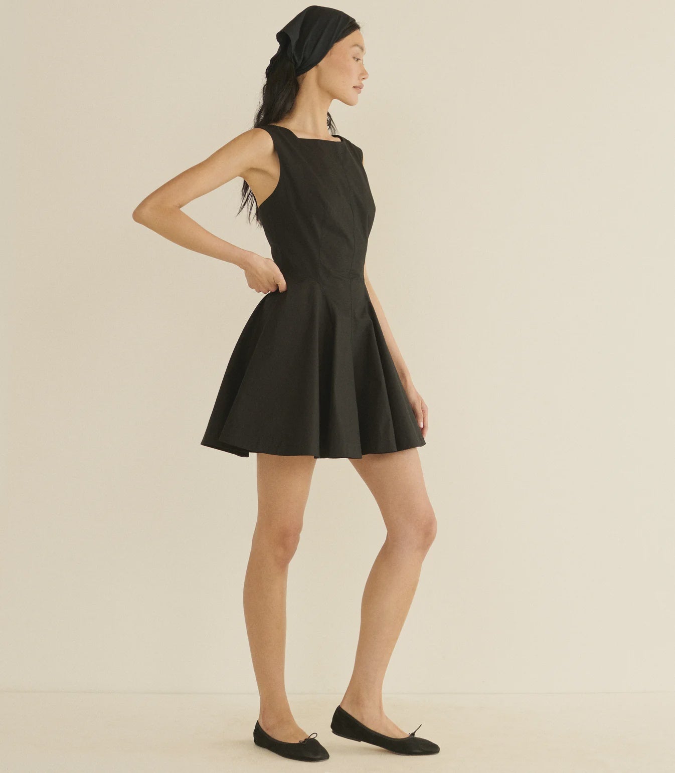 mini dress with flats The Chicest Dress and Ballet-Flats Outfits for Summer and Beyond, According to a Fashion Editor