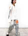 POCKET BLEACH/PAINT HEATHER YUMM sweatpant - heather bleachout