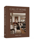A book cover titled "Call It Home: The Details That Matter" by Random House, featuring a cozy bungalow living room scene with elegant furnishings and soft colors.