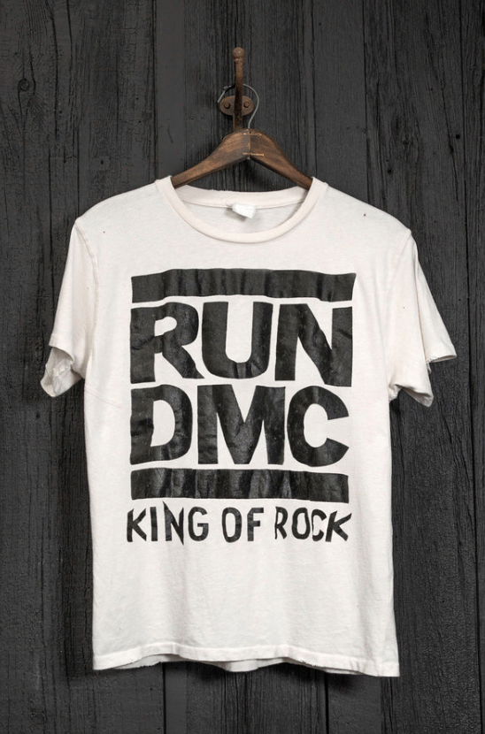 RUN DMC KING OF ROCK '90S FIT VINTAGE WHITE