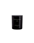 A black soy wax candle jar labeled "Bulgarian Rose & Oud" from Cereria Molla sits centered against a plain white background—an ideal pick for scented candle enthusiasts.