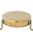 The Creative Co-op Stainless Steel Footed Grater features a durable, sturdy design with stainless steel construction and stable footed base, perfect for grating foods efficiently.