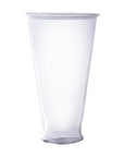 The DF8589 Drinking Glass with Debossed Rim by Creative Co-op is a clear, disposable plastic cup with a flared rim—ideal for safe, convenient serving and a practical alternative to glass.
