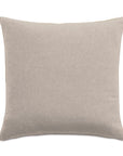 The OLIVER BOUCLE Euro sham by Eastern Accents is a square, light beige throw pillow featuring a simple textured boucle cover and zipper closure, shown against a white background.
