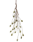 Lush green faux moss and brown twig hanging spray by Faire, perfect for winter décor at Bungalow Furniture.