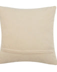 The Faire Country Club Pillow is a plain, square beige throw pillow with a visible horizontal seam and overlapping back flap, shown on a white background.