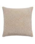 The OLIVER BOUCLE Euro sham by Eastern Accents is a square beige pillow made from soft, textured boucle fabric, displayed against a plain white background.