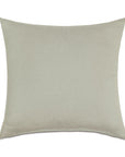 Light gray Steeplechaser pillow with diamond trim by Eastern Accents on white background.