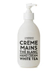 A white pump bottle labeled "Cie Luxe Brands Marseille Hand Cream 10 oz" in bold black text contains a luxurious hand cream with a subtle citrus scent inspired by classic Marseille soap.
