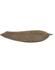 Antique gold bird-shaped tray with engraved feather details, Creative Co-op XT0218, iron decorative accessory.