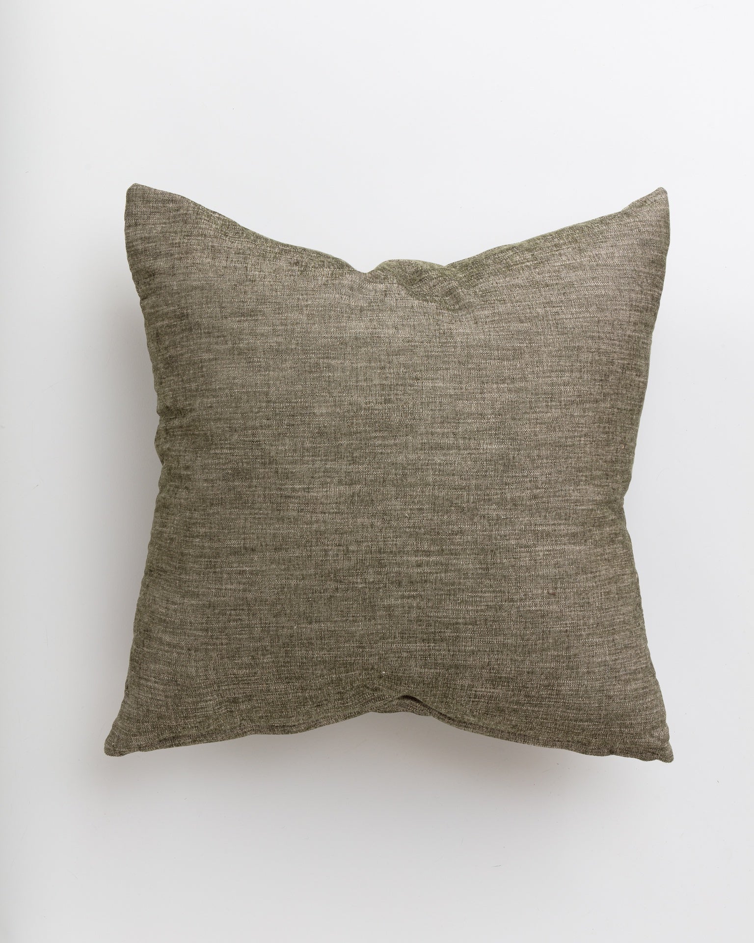 A Beached Ivy 24x24" linen throw pillow in Gabby style on a white background.