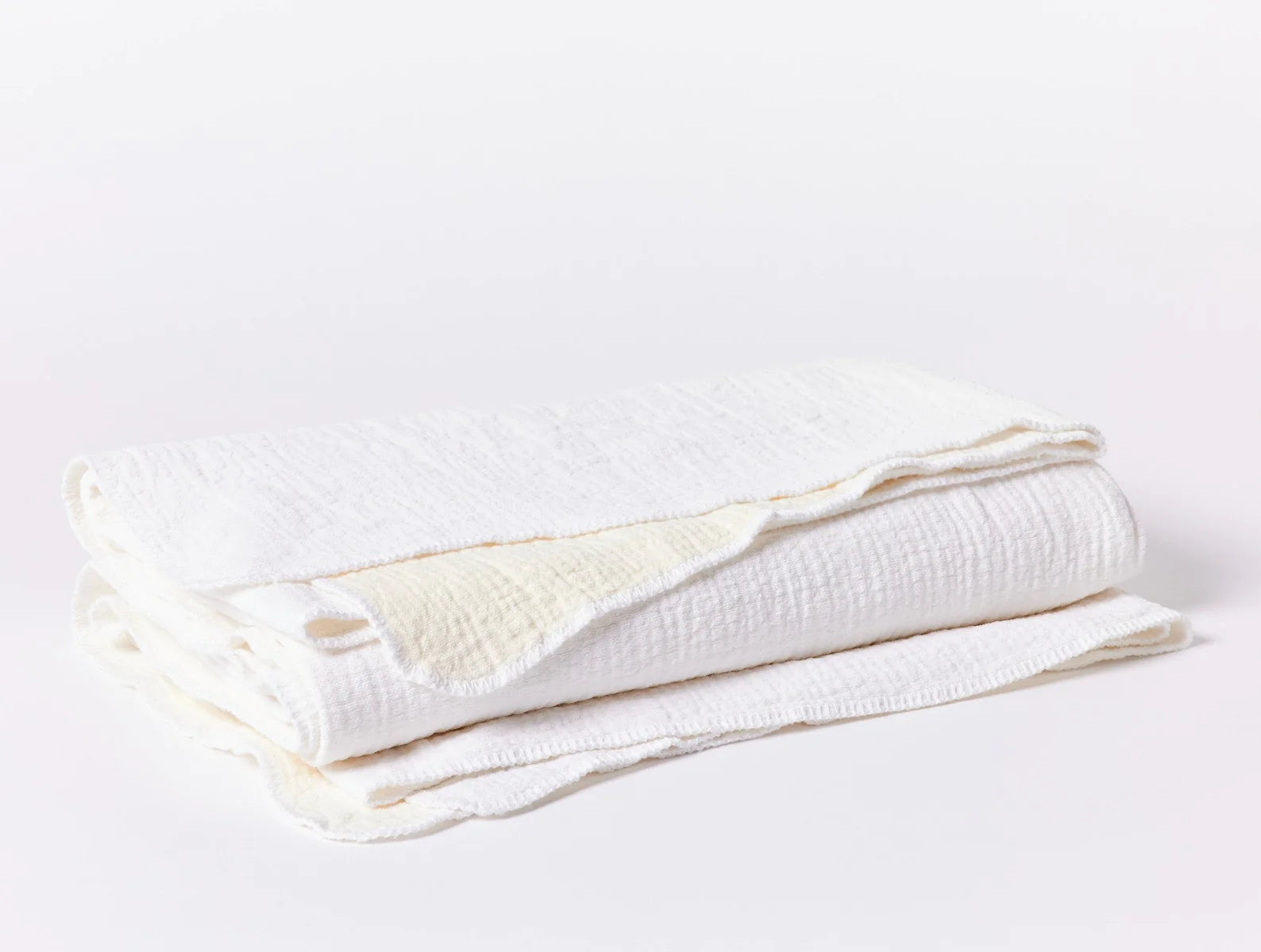 Cozy Cotton Org. Blanket White Twin