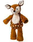 The Stuffed Animals plush toy by Mary Meyer Corp is a soft, brown deer with white spots, big ears, and a friendly face—an adorable snuggle companion that stands upright among your favorite stuffed animals.
