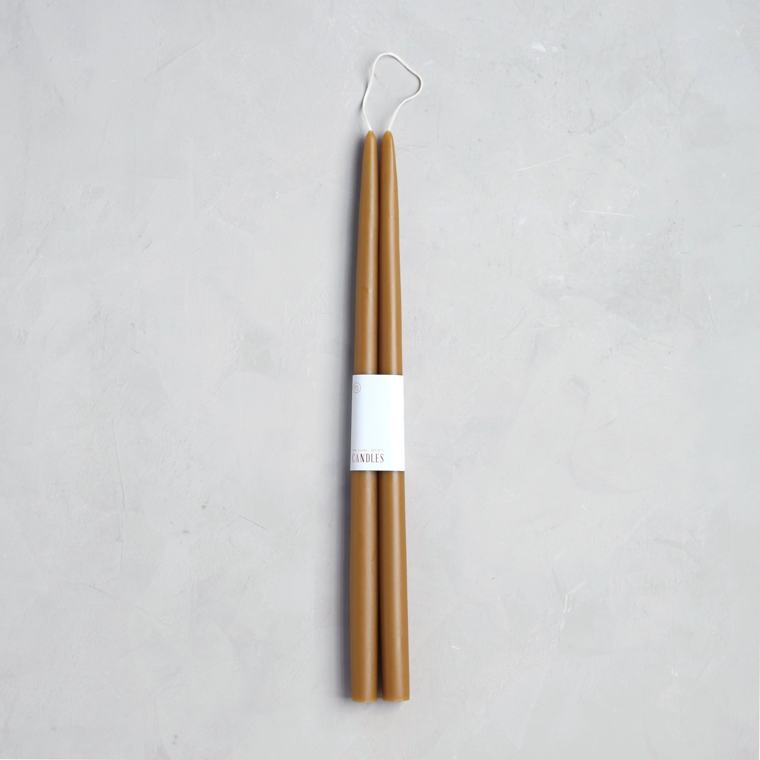 Pair of 18" Taper Candles in Parchment - Thumbnail 2