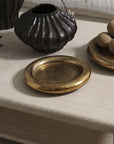 Stowe Tray by Accent Decor displayed on a light wood table with modern dark vase accents, Bungalow Furniture style.
