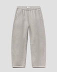 Heather grey wide-leg sweatpant with high-rise waist and pockets, Citizens Of Humanity Miro by AGOLDE.