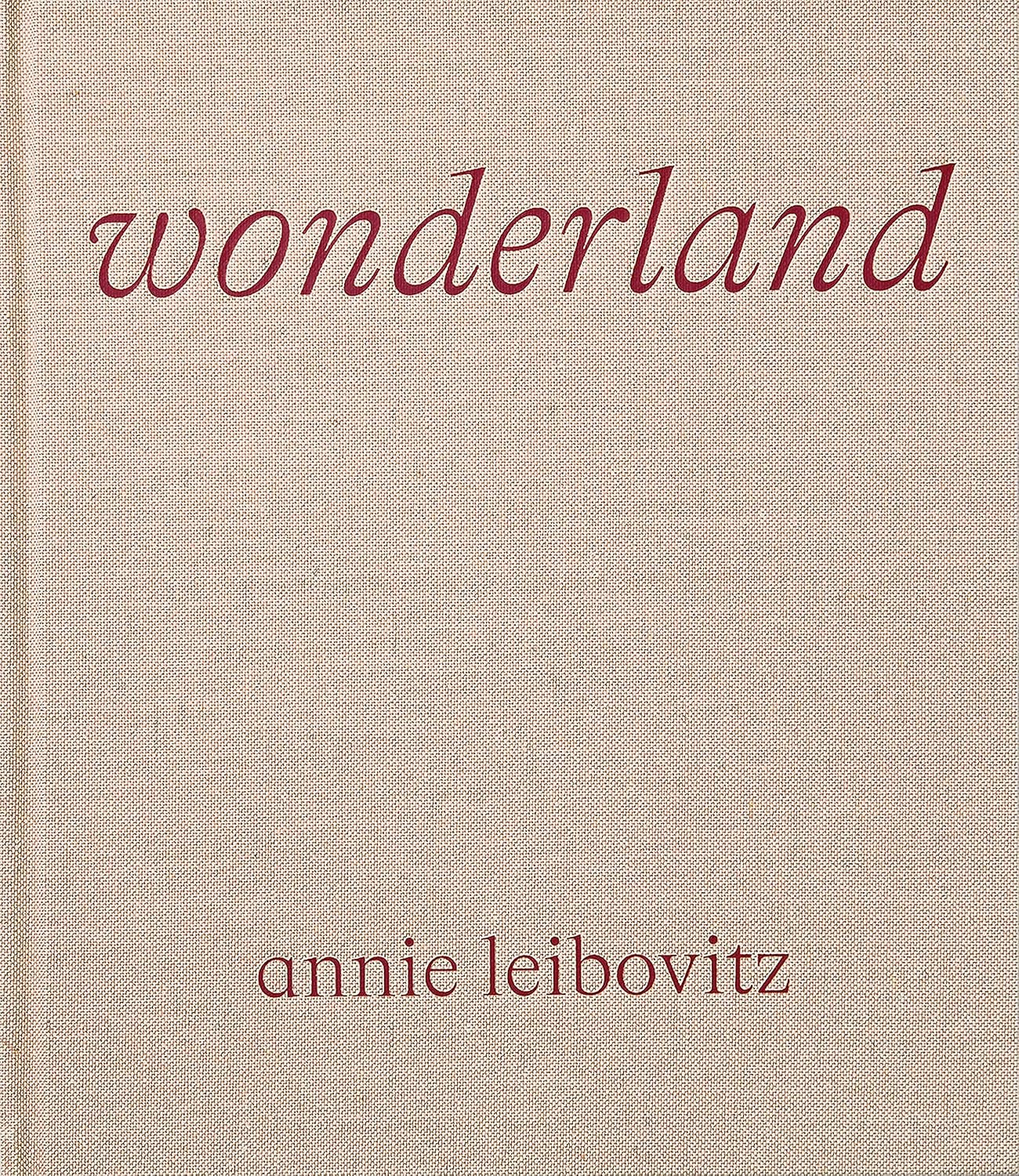 Wonderland" by Hachette Book Group embodies fashion photography with its burgundy title on a textured beige background, and the author's name elegantly in lowercase beneath.