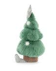 The Amuseables Christmas Tree by Jelly Cat Inc. is a green plush toy with soft branches, white spots, a brown base, and a playful animal head at the top—perfect festive decor for the holidays.