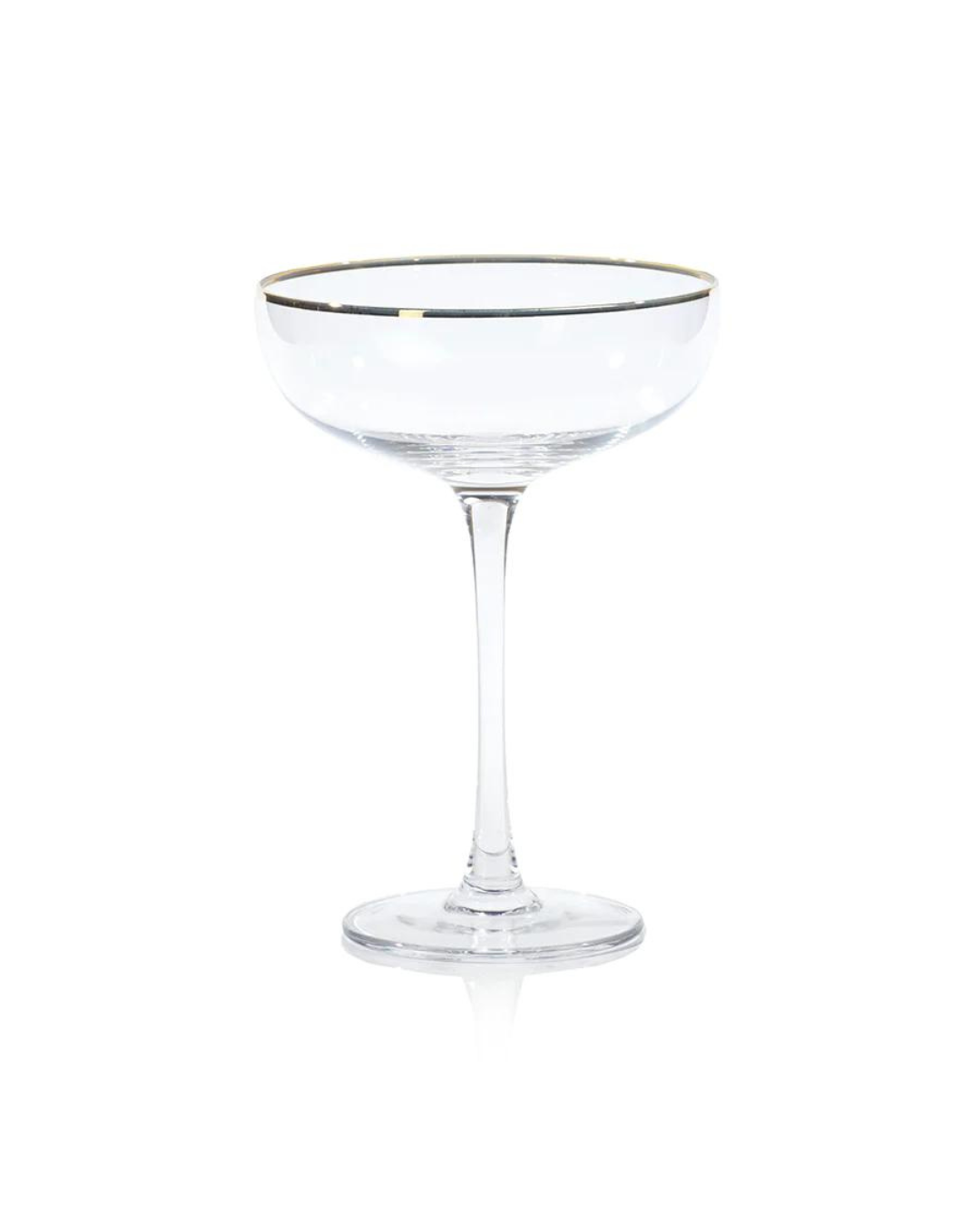 Martini / Serving Bowl with Gold Rim