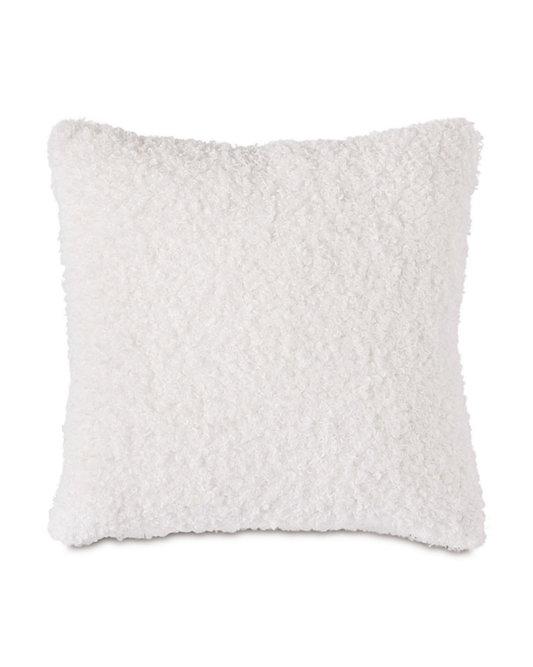 A square, ivory Euro sham with a textured, plush surface. This fluffy pillow features a deluxe down feather insert, making it soft and comfortable—perfect for home decor or for use on a couch or bed. The **Ivory Doodle Decorative Pillow 27x27** by **Eastern Accents** is an ideal addition to any space.