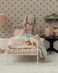 Maileg Coffee Table Miniature styled in a cozy living room scene with bunny, pastries, and book for Bungalow Furniture.