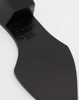 Close-up of the black sole of the Nashville Boot by ONCEPT, size 6, with "ONCEPT" and "MADE IN ITALY" engraved on genuine leather, shown against a white background.