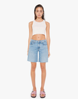 The Down Low Undercover Short Fray Wash: Material Girl