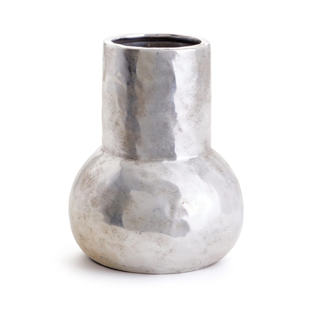 Organic Antique Silver Vase