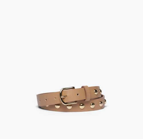 Rebecca Minkoff Elegant Brown ? Genuine Leather Belt with Gold Buckle Size S Rebecca Minkoff Belts main image 3