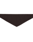 The White + Warren Cashmere Blend Triangle Scarf, in solid black and crafted from a lightweight knit, is displayed flat on a white background.