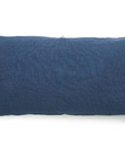 The Max Pillow by Libeco Home is a blue 25x25 lumbar pillow shown on a white background.