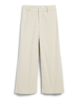 Frank & Eileen's Wexford The Trouser, crafted from Italian Performance Linen in beige, showcases a high-rise fit and button closure, elegantly displayed against a plain background.