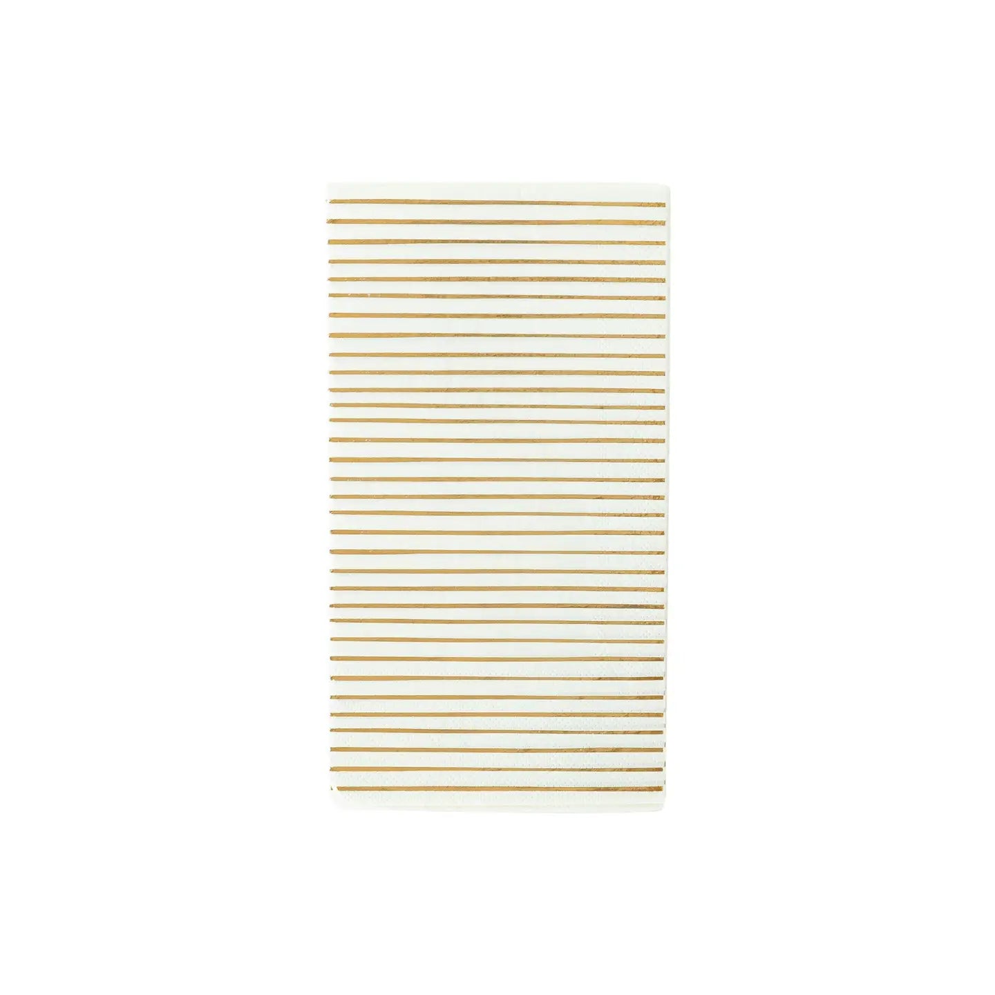 The MME Napkin by Faire is a rectangular item featuring thin horizontal lines that form a striped pattern on a plain white background.