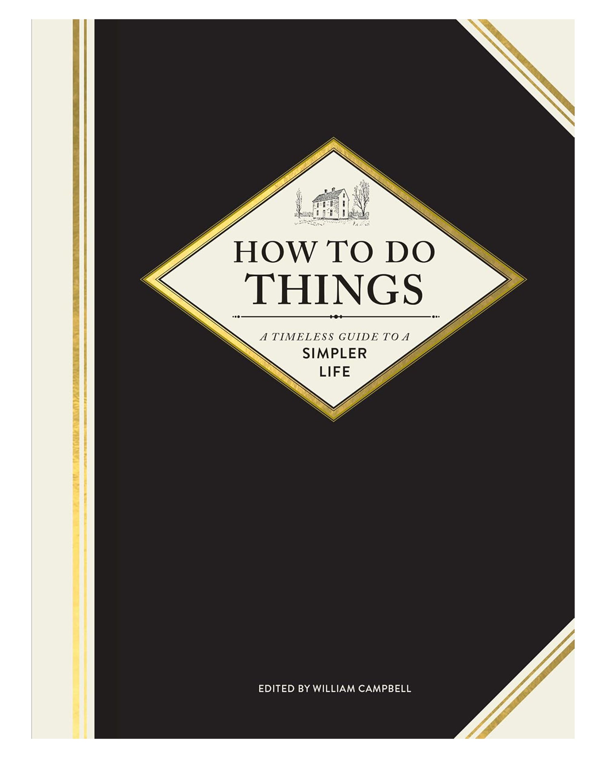 How To Do Things book by Hachette with vintage-inspired cover, perfect for farmhouse or cottage decor.