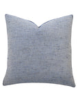 Blue and white geometric 22x22 pillow with dotted texture by Eastern Accents, perfect for modern living rooms.