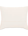 The Eastern Accents Tabby Sapphire Sham is a rectangular, off-white pillow with a subtle bottom seam and included insert, shown on a white background.