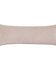 The Trillium Mohar 13X36 by Eastern Accents is a long, rectangular beige decorative pillow with a plain fabric cover, shown against a white background.
