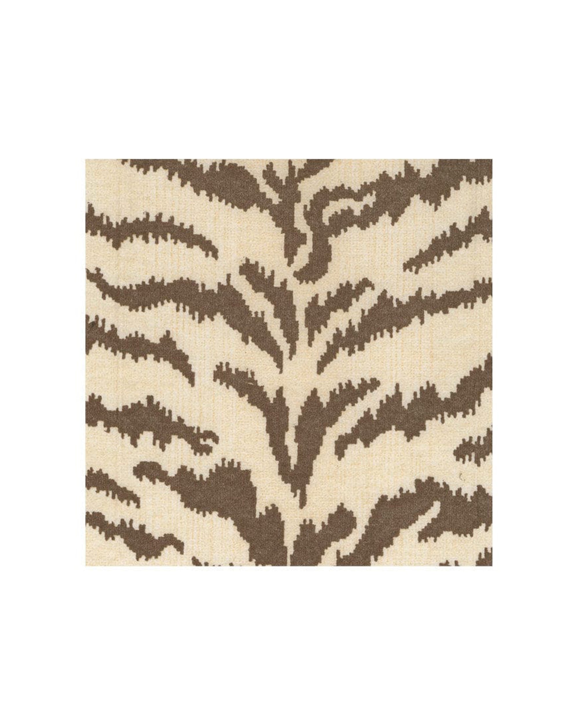 Tigre Cream Cocktail Napkins by Caspari, Inc. feature a beige background with an abstract brown animal print reminiscent of tiger or zebra stripes—perfect for adding stylish flair to your table setting.