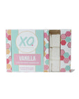 A box of Faire Vanilla Marshmallows with pastel, geometric allergen-friendly packaging featuring a window that reveals white square marshmallows inside.